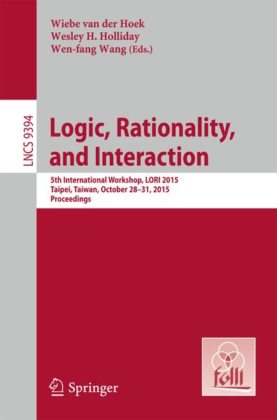 Produktbild: Logic, Rationality, and Interaction