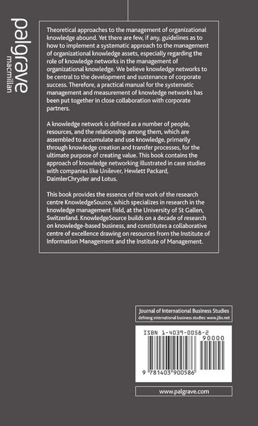 Produktbild: Getting Real About Knowledge Networks
