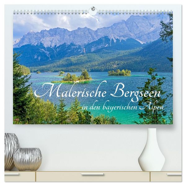 Produktbild: Malerische Bergseen in den bayerischen Alpen (hochwertiger Premium Wandkalender 2027 DIN A2 quer), Kunstdruck in Hochglanz