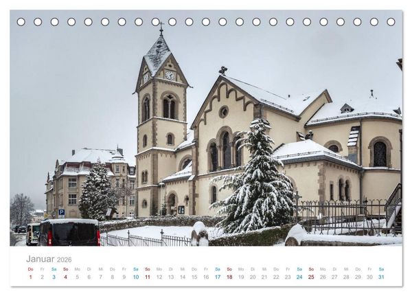 Produktbild: Sonneberg - Spielzeugstadt im Th&uuml;ringer Wald (Tischkalender 2026 DIN A5 quer), CALVENDO Monatskalender