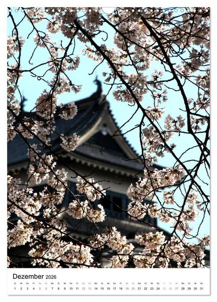 Produktbild: Japan - Kirschbl&uuml;ten (Wandkalender 2026 DIN A3 hoch), CALVENDO Monatskalender