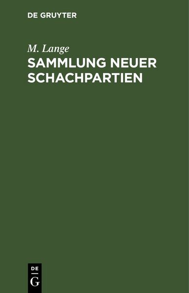 Produktbild: Sammlung neuer Schachpartien