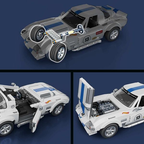 Produktbild: Mattel Brick Shop HW ELITE SERIES CORVETTE
