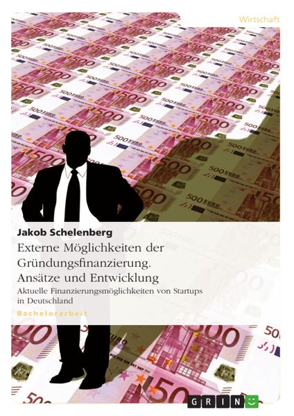 Produktbild: Externe M&ouml;glichkeiten der Gr&uuml;ndungsfinanzierung. Ans&auml;tze und Entwicklung