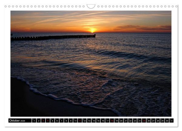 Produktbild: Nordsee & Ostsee (Wandkalender 2026 DIN A3 quer), CALVENDO Monatskalender