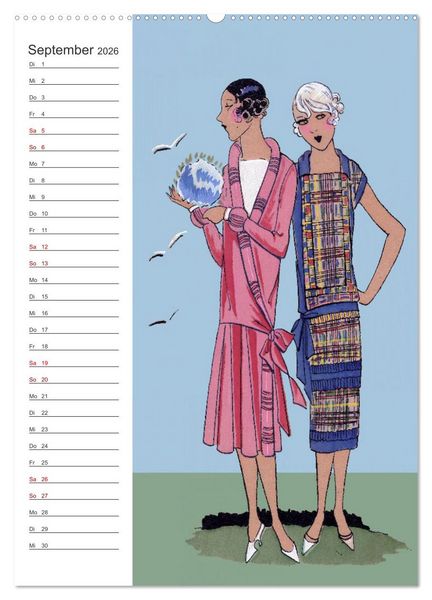 Produktbild: Historische Eleganz (Wandkalender 2026 DIN A2 hoch), CALVENDO Monatskalender