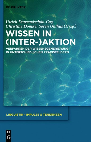 Produktbild: Wissen in (Inter-)Aktion