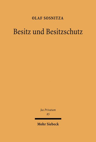 Produktbild: Besitz und Besitzschutz
