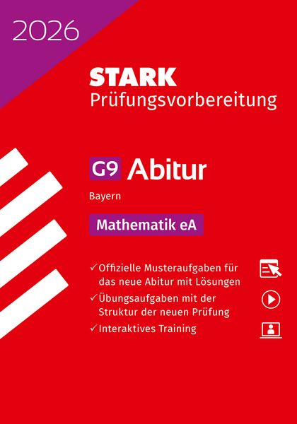 Produktbild: STARK Mathematik eA - Abitur 2026 Bayern - Pr&uuml;fungsvorbereitung