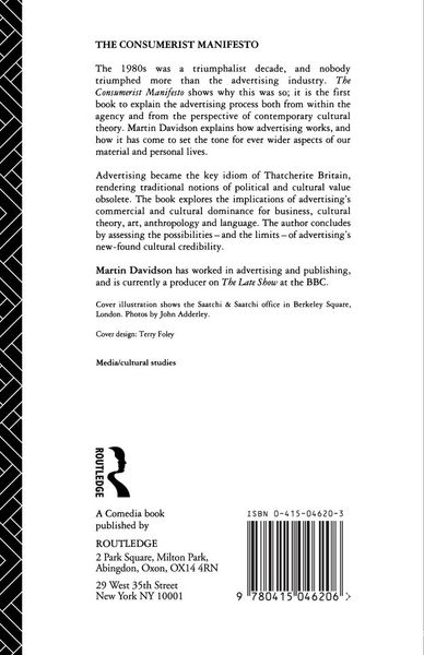 Produktbild: The Consumerist Manifesto