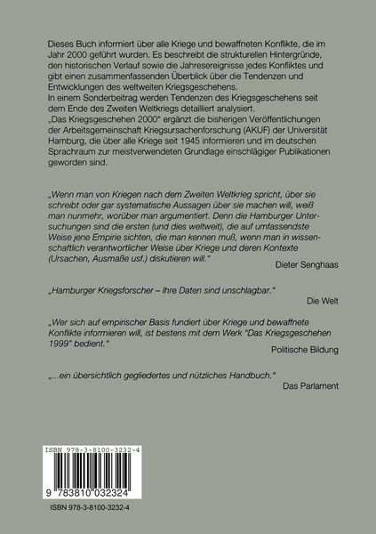Produktbild: Das Kriegsgeschehen 2000