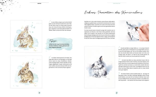 Produktbild: Die Kunst der Aquarellmalerei &ndash; Tiere: alle Watercolor-Grundlagen, Techniken und Motive Step by Step