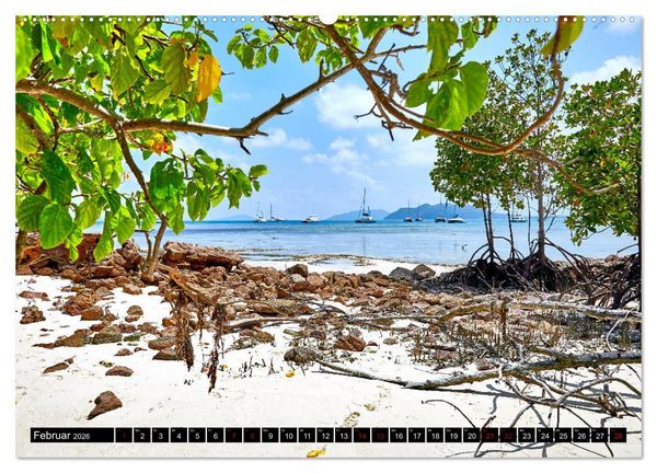 Produktbild: Seychellen Paradies 2026 (hochwertiger Premium Wandkalender 2026 DIN A2 quer), Kunstdruck in Hochglanz