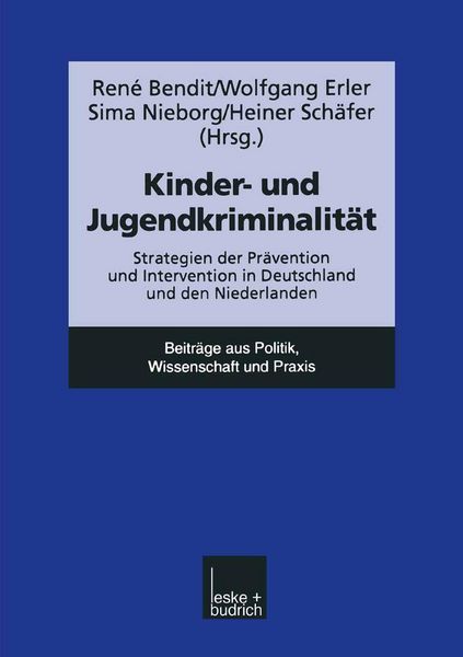 Produktbild: Kinder- und Jugendkriminalit&auml;t