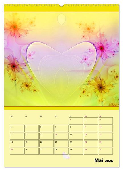 Produktbild: Ganz viel Herz (hochwertiger Premium Wandkalender 2026 DIN A2 hoch), Kunstdruck in Hochglanz