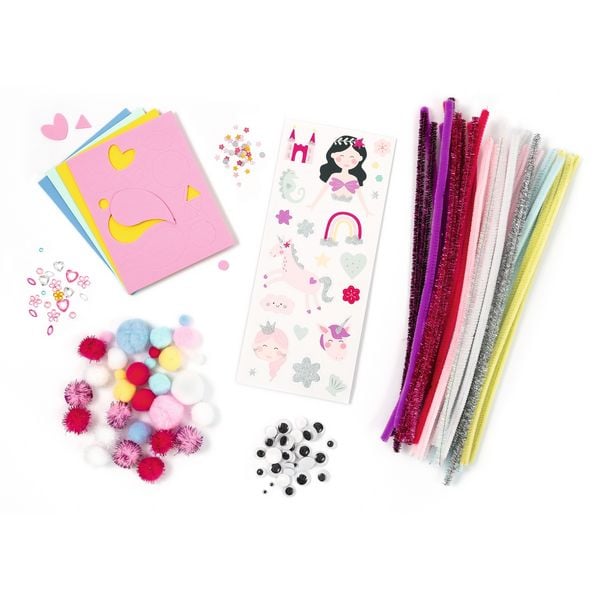 Produktbild: FOLIA&reg; Bastelset Pfeifenputzer Unicorn