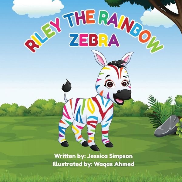Produktbild: Riley the Rainbow Zebra