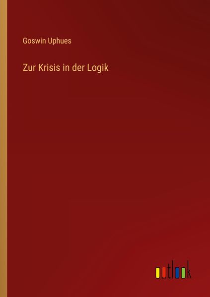 Produktbild: Zur Krisis in der Logik