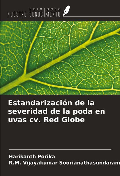 Produktbild: Estandarizaci&oacute;n de la severidad de la poda en uvas cv. Red Globe