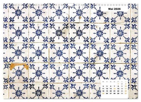 Produktbild: Lissabons Azulejos (Wandkalender 2026 DIN A3 quer), CALVENDO Monatskalender