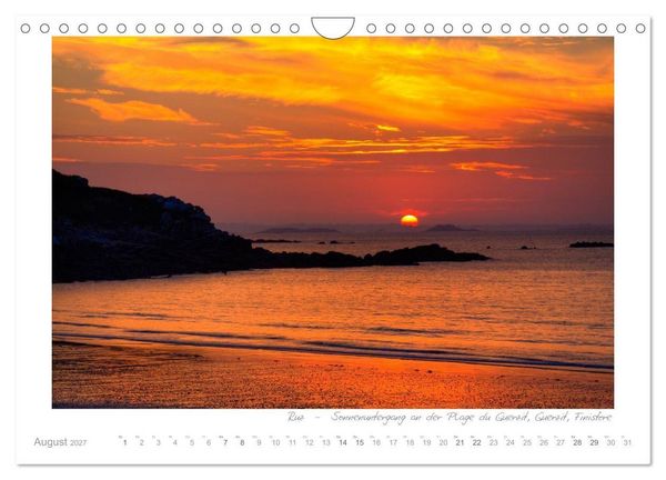 Produktbild: Sehnsucht Bretagne - Breizh (Wandkalender 2027 DIN A4 quer), CALVENDO Monatskalender