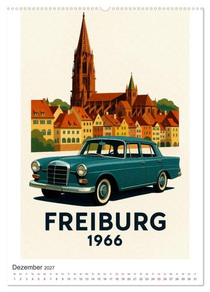 Produktbild: Stadtbilder und Stra&szlig;enlegenden (Wandkalender 2027 DIN A2 hoch), CALVENDO Monatskalender