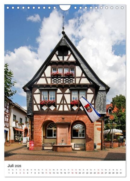 Produktbild: Hofheim am Taunusvom Frankfurter Taxifahrer Petrus Bodenstaff (Wandkalender 2026 DIN A4 hoch), CALVENDO Monatskalender