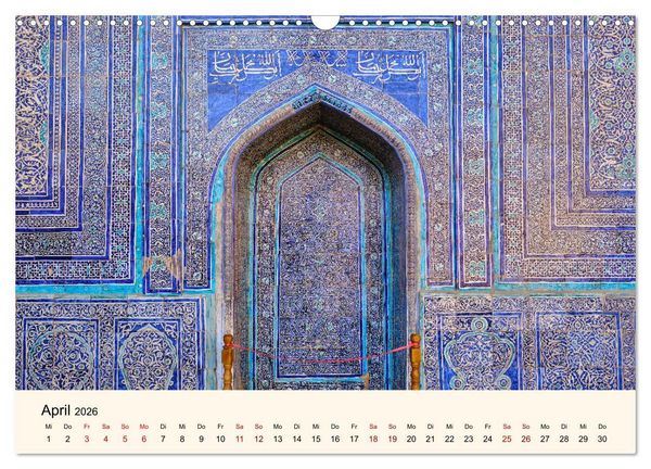 Produktbild: Zentralasien - Entlang der alten Seidenstra&szlig;e (Wandkalender 2026 DIN A3 quer), CALVENDO Monatskalender