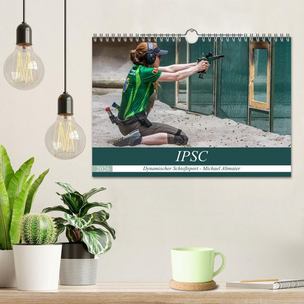 Produktbild: IPSC - Dynamischer Schie&szlig;sport (Wandkalender 2026 DIN A4 quer), CALVENDO Monatskalender