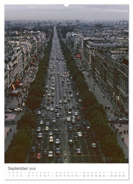 Produktbild: Paris, damals ... (Wandkalender 2026 DIN A2 hoch), CALVENDO Monatskalender