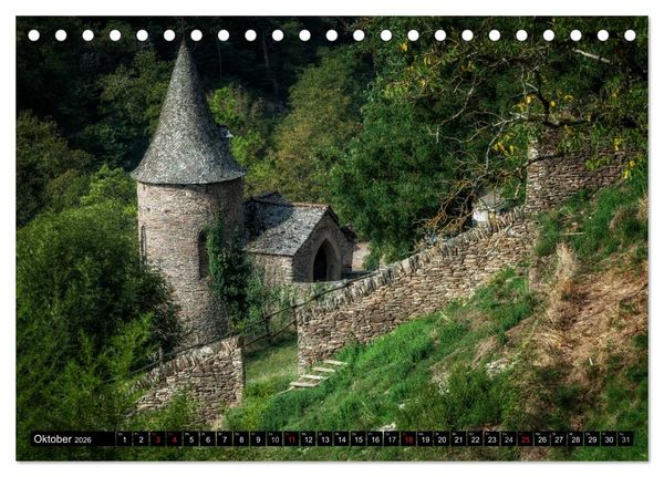Produktbild: Unterwegs im D&eacute;partement Aveyron (Tischkalender 2026 DIN A5 quer), CALVENDO Monatskalender