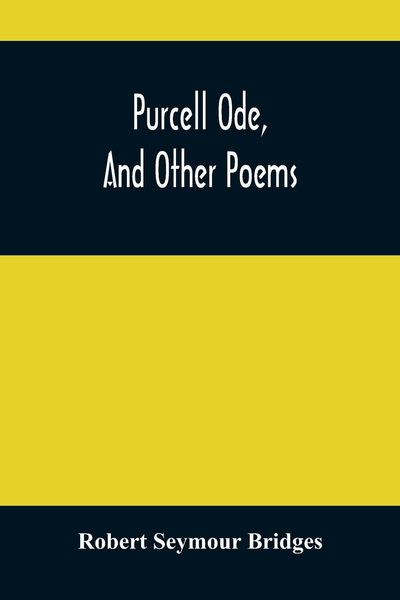 Produktbild: Purcell Ode, And Other Poems
