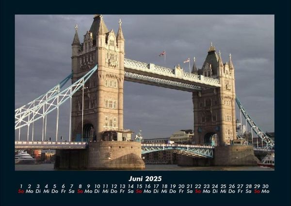 Produktbild: London 2025 Fotokalender DIN A4