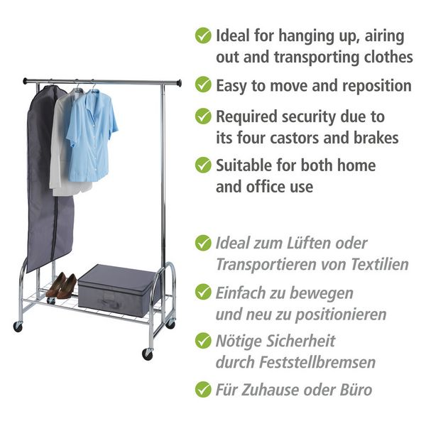 Produktbild: Kleiderst&auml;nder Mod. Profi, rollbar