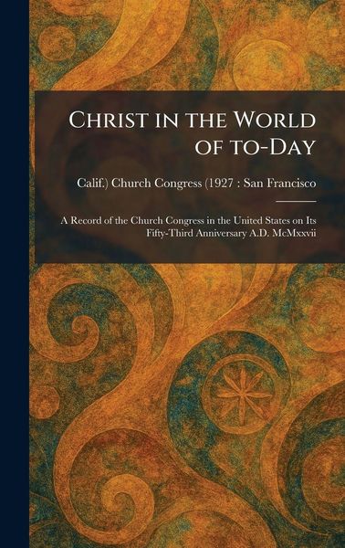 Produktbild: Christ in the World of To-Day