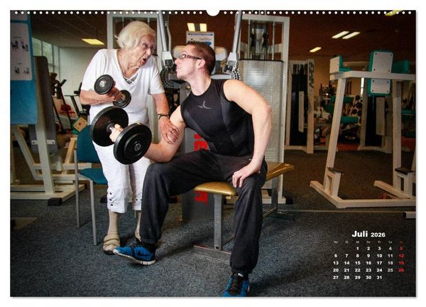 Produktbild: "Sch&ouml;nheit im Alter" - Fit und Aktiv (hochwertiger Premium Wandkalender 2026 DIN A2 quer), Kunstdruck in Hochglanz