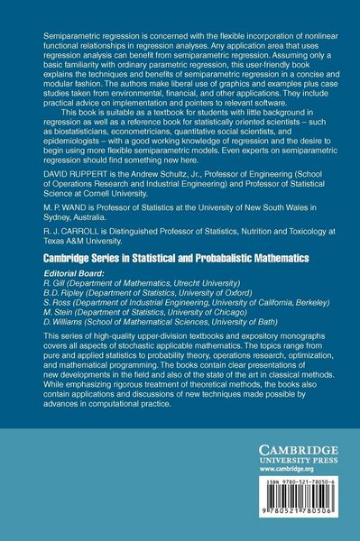 Produktbild: Semiparametric Regression