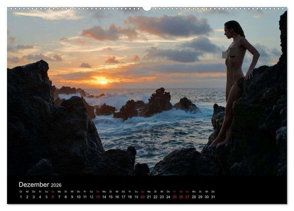 Produktbild: Landschaftsaktbilder Ibiza und Lanzarote (Wandkalender 2026 DIN A2 quer), CALVENDO Monatskalender