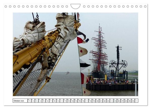 Produktbild: Segelspektakel in Bremerhaven. Die Sail (Wandkalender 2026 DIN A4 quer), CALVENDO Monatskalender