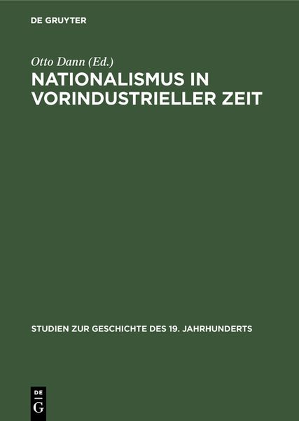 Produktbild: Nationalismus in vorindustrieller Zeit