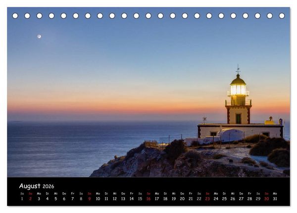 Produktbild: Leuchtende St&auml;dte (Tischkalender 2026 DIN A5 quer), CALVENDO Monatskalender