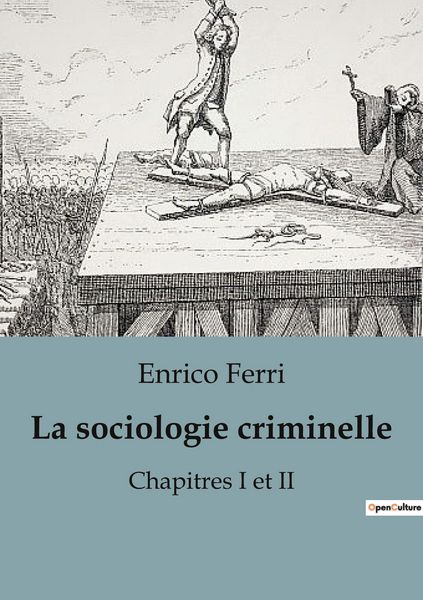 Produktbild: La sociologie criminelle