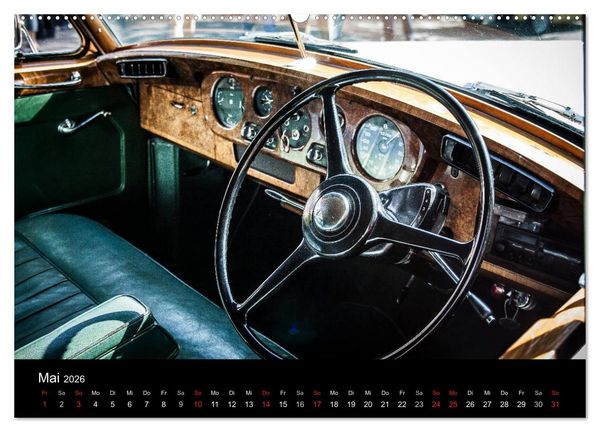 Produktbild: Oldtimer inside (Wandkalender 2026 DIN A2 quer), CALVENDO Monatskalender