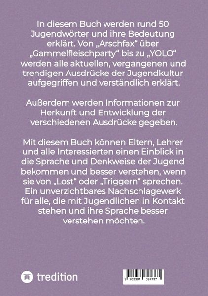 Produktbild: Jugendsprache verstehen