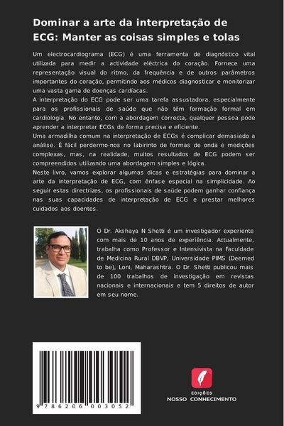 Produktbild: Dominar a arte da interpreta&ccedil;&atilde;o de ECG: Manter as coisas simples e tolas