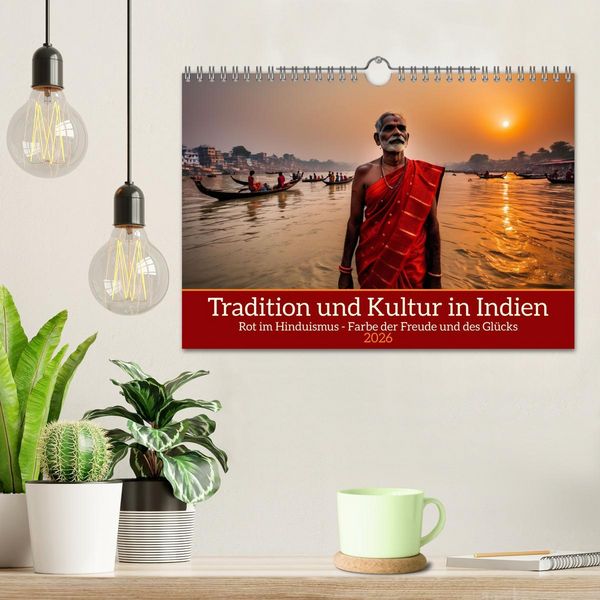 Produktbild: Tradition und Kultur in Indien (Wandkalender 2026 DIN A4 quer), CALVENDO Monatskalender