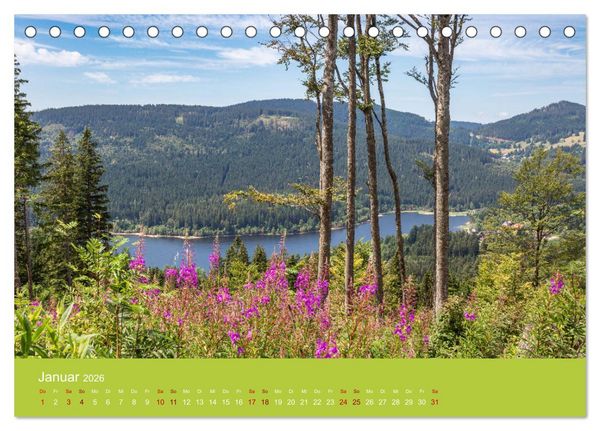 Produktbild: Hochschwarzwald - Traumhafte Landschaften im Schwarzwald (Tischkalender 2026 DIN A5 quer), CALVENDO Monatskalender