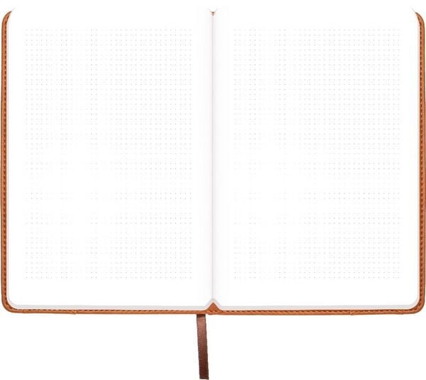 Produktbild: Tr&ouml;tsch Notizbuch mit Rei&szlig;verschluss Braun