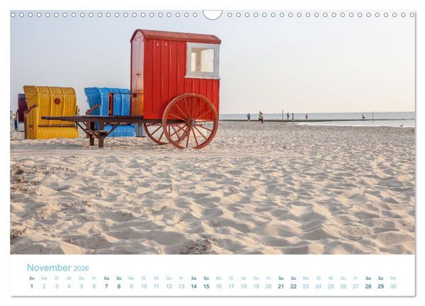 Produktbild: Moin Borkum (Wandkalender 2026 DIN A3 quer), CALVENDO Monatskalender