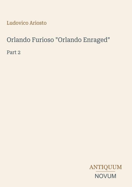 Produktbild: Orlando Furioso "Orlando Enraged"